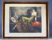 Louis ICART (1888-1950) ‘Gitane’ Lithograph signed and numbered 310/350.