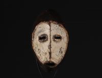 DRC - Lega mask in sculpted wood and pigments - Michel Boulanger Collection Liège