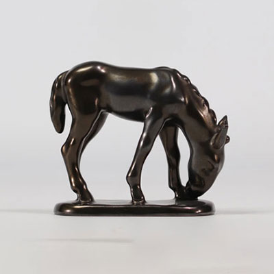 VILLEROY & BOCH Septfontaines, black earthenware donkey