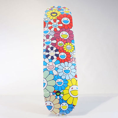 Takashi Murakami (after) - Multi Flower, 2019 Screenprint on skateboard decks Limited edition sold exclusively at Complexcon 2019