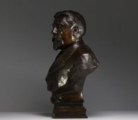 Jean Georges ACHARD (1871-1934) Buste en bronze 