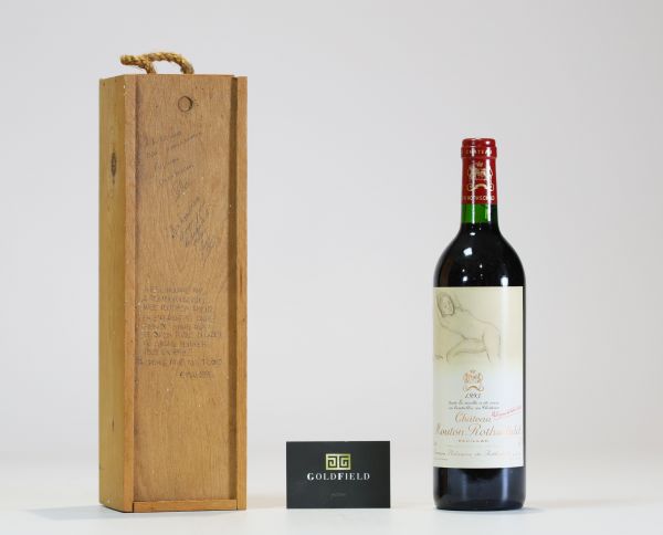 Château Mouton Rothschild 1993 - 1er cru classé - Bordeaux - Pauillac - Rouge, coffret en bois.