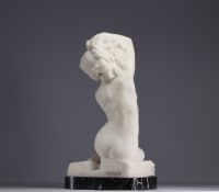 Louis MASCRÉ (1871-1929) Large marble sculpture 