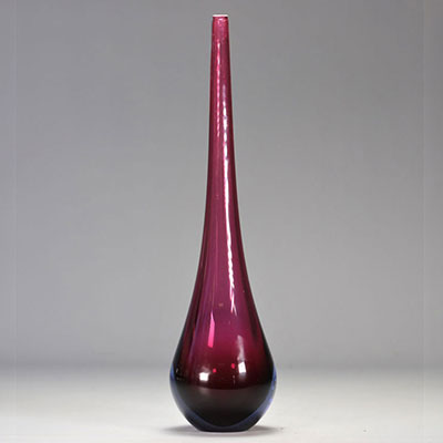 FLAVIO POLI SEGUSO VETRI D'ARTE large blown glass vase