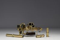 Royal Geographical Society, Cary, London - Sextant, navigation instrument, mahogany case, 19th century.