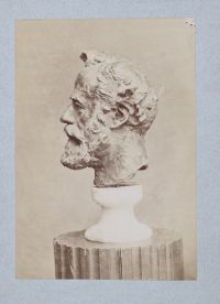 Auguste RODIN (1840-1917) - Set of three exceptional photographs, albumen prints, one of which is dedicated to his Belgian friend Gustave Joseph Biot.