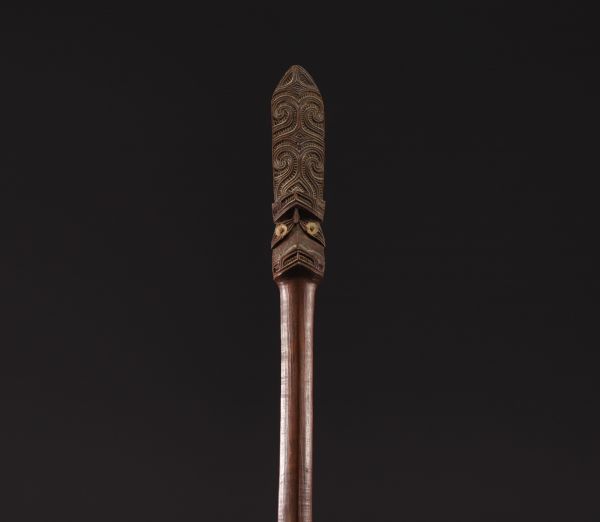 Wooden Maori Carved Taiaha  dating from around  1880. Length approx 1.515m Country of Origin/Manufacture: New Zealand .