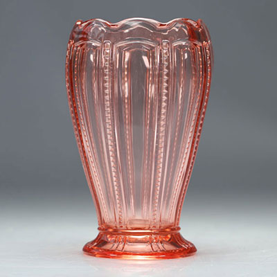 Val Saint Lambert Art Deco vase 