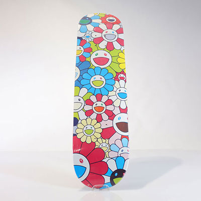 Takashi Murakami (after) - Multi Flower, 2019 Screenprint on skateboard decks Limited edition sold exclusively at Complexcon 2019