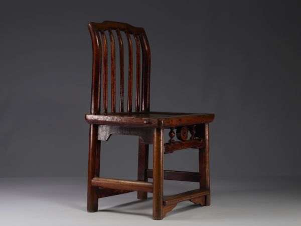 China - Small hardwood chair, 17th - 18th century.