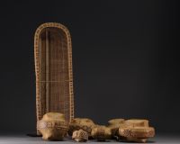 Set of Kuba baskets - Rep.Dem.Congo