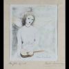 Marie LAURENCIN (1883-1956) “Jeune fille à la guitare” Original etching, signed.