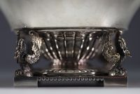 Wolfers - Large solid silver middle table bowl, goldsmith's hallmark.