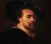 ‘Portrait of Peter Paul Rubens’ Oil on canvas, Flemish school, early 19th century.