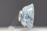 China - Set of two blue-white porcelain bowls, Ming period.