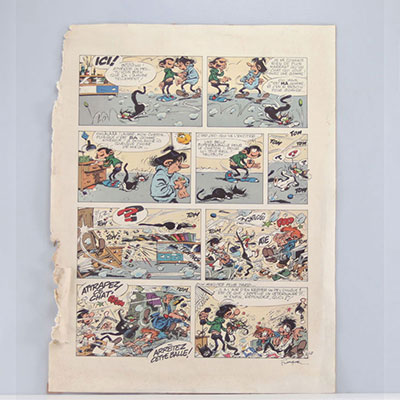 Franquin large serigraph 