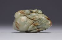 China - Carved jade duck, 18th century.