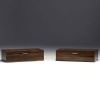 Pair of Art Deco rosewood boxes.