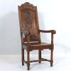 Liégeois’ armchair in carved wood, 18th century.