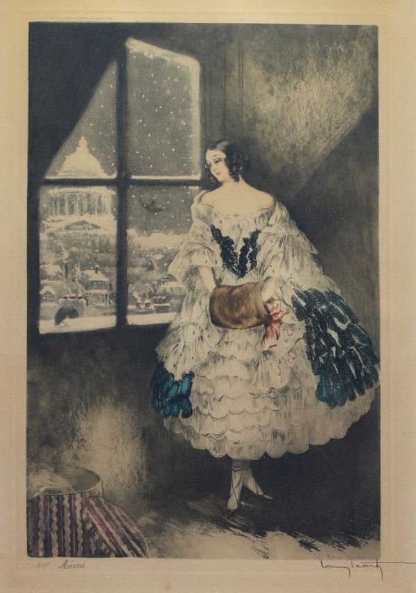 Louis ICART (1888-1950) ‘Mimi’ Print signed and numbered 245.