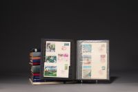 Set of 21 albums of world stamps, China, Japan, Middle East, Europe, etc. (Batch 1)