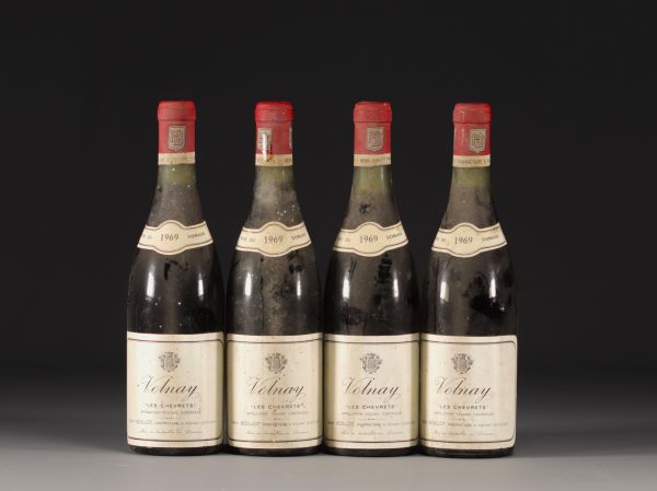 Lot de 4 bouteilles de vin Volnay 