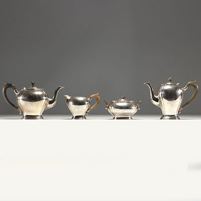 Solid silver coffee service, Dutch hallmark 833.