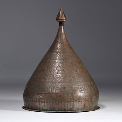 19th century Ottoman copper helmet