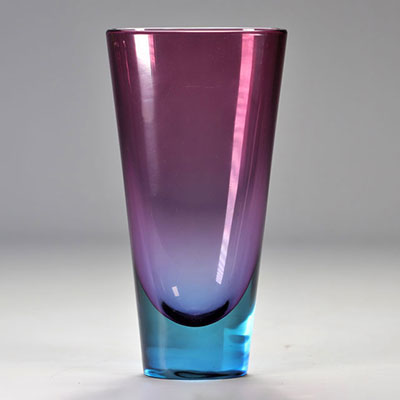 FLAVIO POLI SEGUSO VETRI D'ARTE large blown glass vase