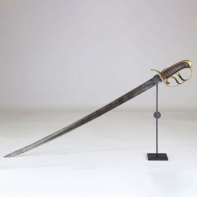 French saber, no marking, Empire period, ca 1800